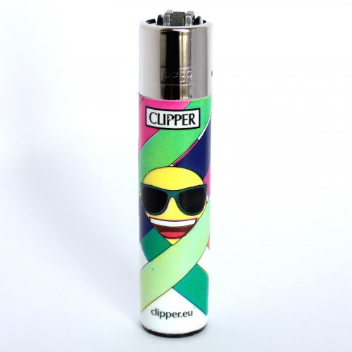 Clipper Feuerzeug EmojiMix2 Cool Smiley - 2/4