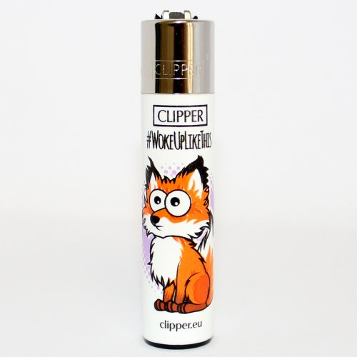 Clipper Feuerzeug Fuchs 3/4