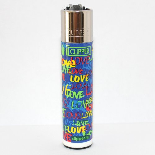 Clipper Feuerzeug Herzen Love Design - 1v4