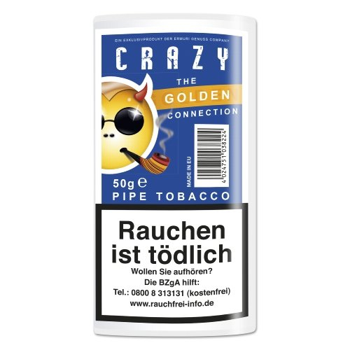 Crazy Pfeifentabak Golden 50g Päckchen