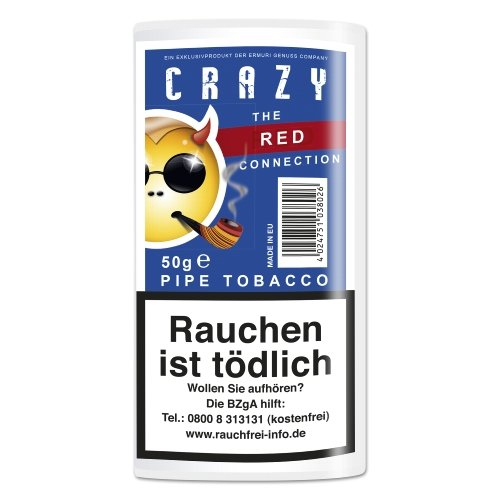 Crazy Pfeifentabak Red 50g Päckchen