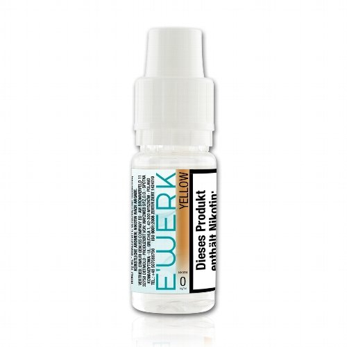 E-Liquid E WERK Yellow Tobacco Virginia 0mg Nikotin