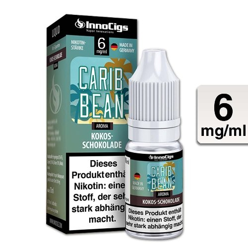 E-Liquid InnoCigs Caribbean Kokos-Schokolade 6 mg Nikotin