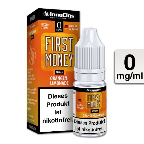 E-Liquid InnoCigs First Money Orangenlimonade 0mg Nikotin