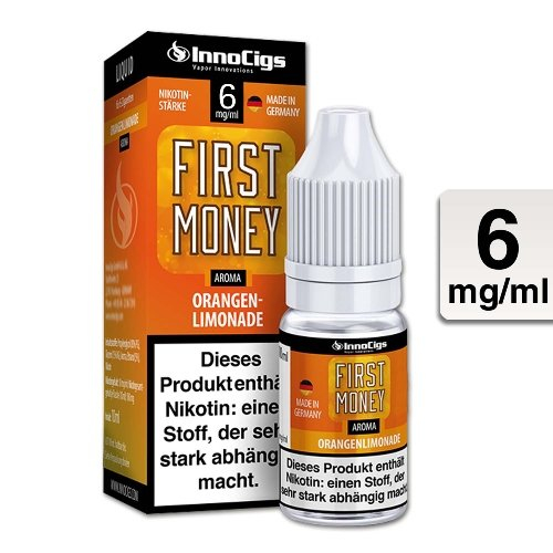 E-Liquid InnoCigs First Money Orangenlimonade 6 mg Nikotin