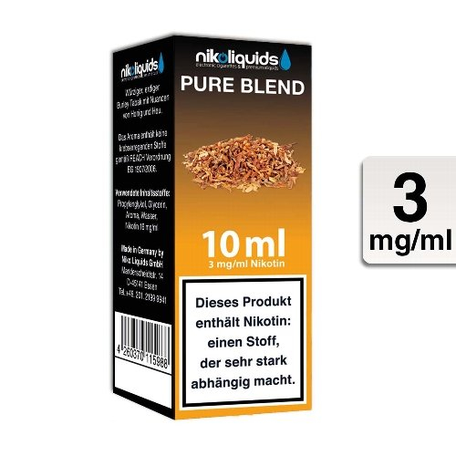 E-Liquid NIKOLIQUIDS Pure Blend 12 mg Nikotin