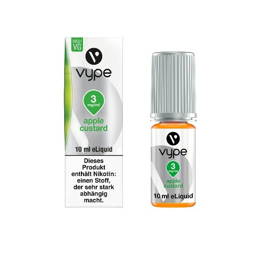 E-Liquid Vype Bottle Apple Custard 3mg DESSERT COLLECTION