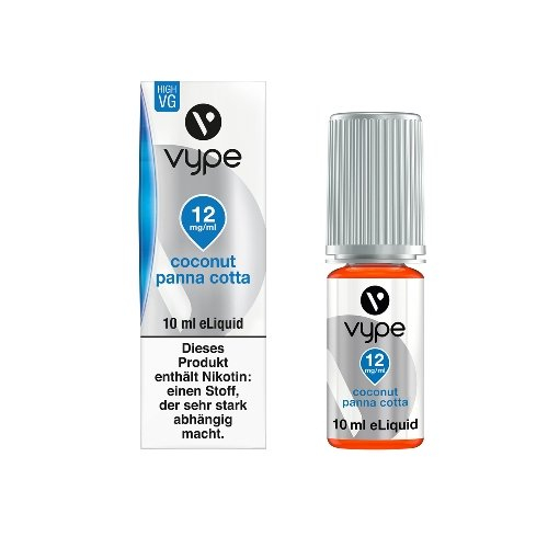 E-Liquid Vype Bottle Coconut Pana Cotta 12mg DESSERT COLLECTION