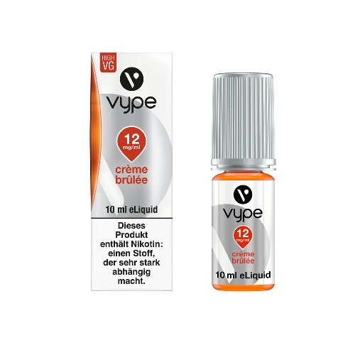 E-Liquid Vype Bottle Creme Brulee 12mg DESSERT COLLECTION