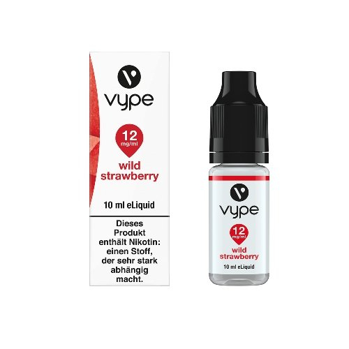 E-Liquid Vype Bottle Wild Strawberry 12mg CLASICS COLLECTION