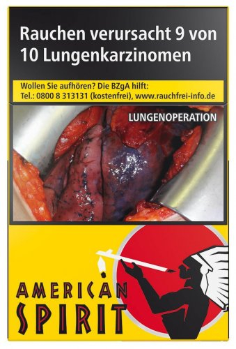 Einzelpackung  American Spirit Yellow L (1x21)