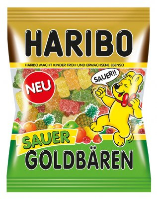 Haribo Goldbären Sauer 175g Beutel