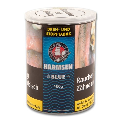 Harmsen Tabak Blau Halfzware 150g Dose Zigarettentabak