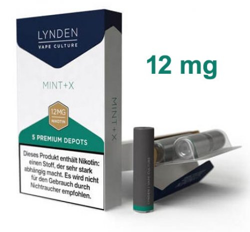 LYNDEN Depots Mint + X 12 mg Nikotin