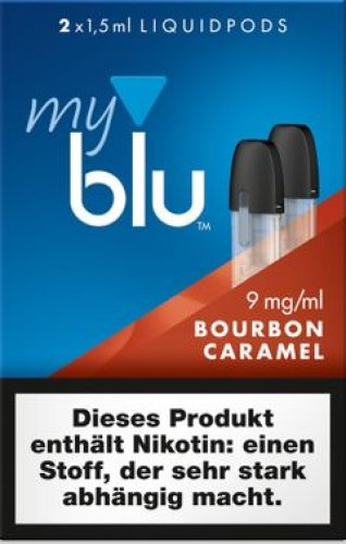 myblu Pods Bourbon Caramel 9mg 2er Pack