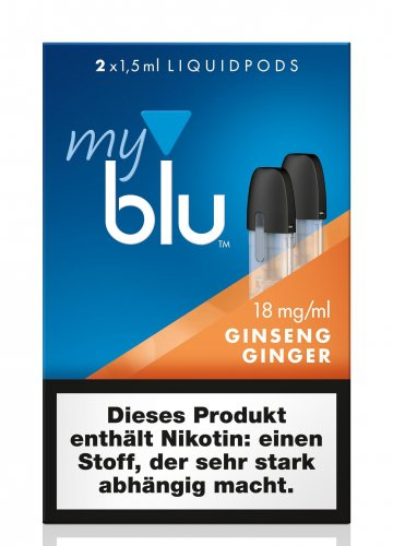 myblu Pods Ginseng Ginger 18 mg 2er Pack