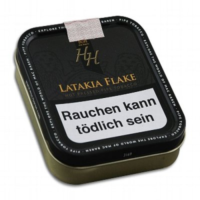 Mac Baren Pfeifentabak HH Latakia Flake 50g Dose