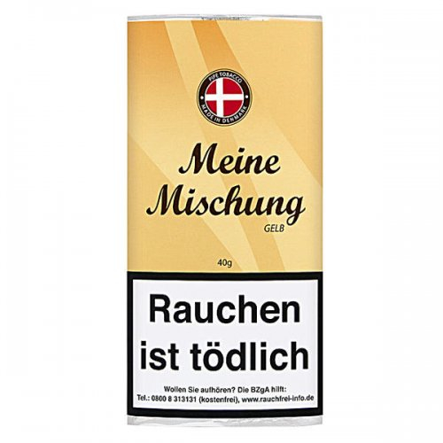 Meine Mischung Pfeifentabak Gelb 40g Päckchen