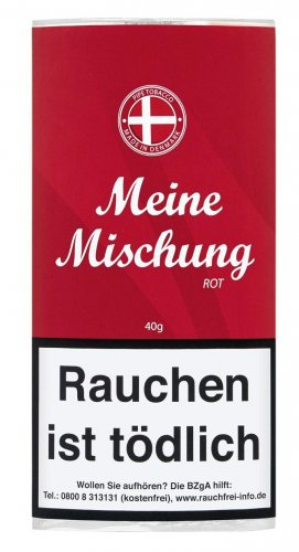 Meine Mischung Rot Pfeifentabak 40g Päckchen