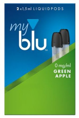 myblu Pods Green Apple 0 mg 2er Pack