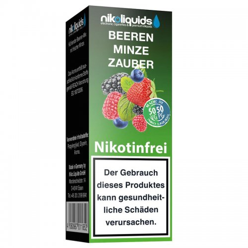 Nikoliquids Beeren Minze Zauber ohne Nikotin