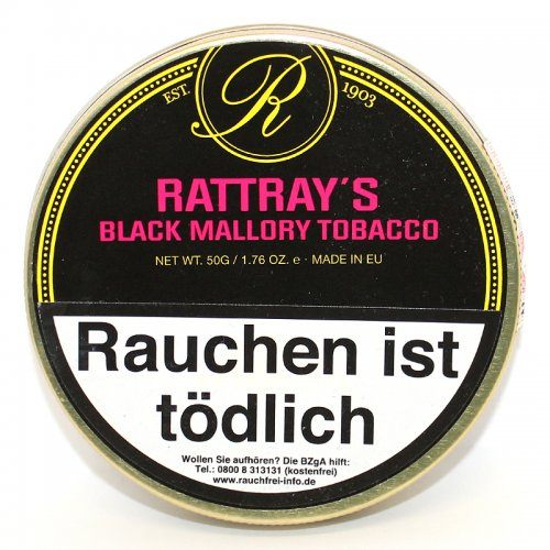 Rattrays Pfeifentabak Black Mallory 50g Dose