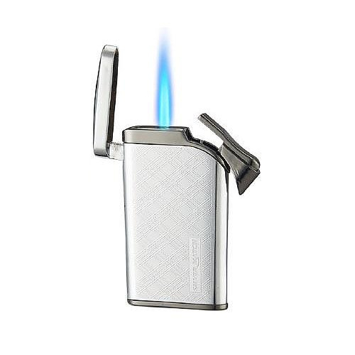 Silver Match Jetflame Silber Anthrazit Superslim Feuerzeug