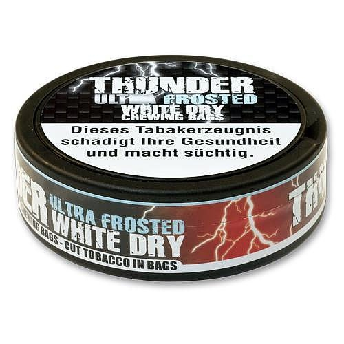 Thunder Chewing Bags Ultra Strong Frosted White Dry 13,2g