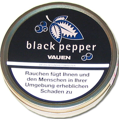 Vauen Pfeifentabak Black Pepper 50g Dose (Artikel wird nicht mehr hergestellt)