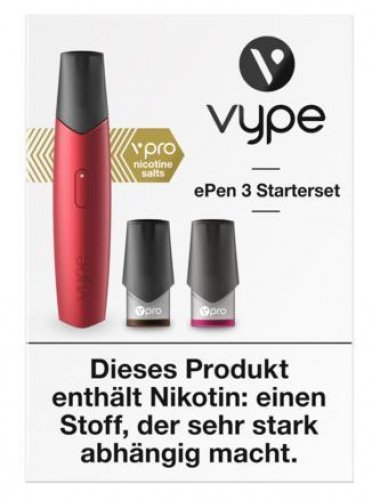 Vype ePen 3 Starterset rot E-Zigarette