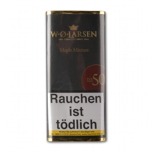 W. O. Larsen Maple Mixture No 50 Pfeifentabak 50g Päckchen