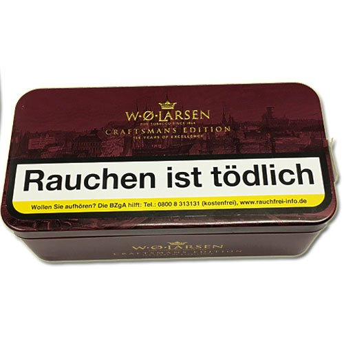 W. O. Larsen Pfeifentabak Craftsmans Edition Braun 154 Years 100g Dose