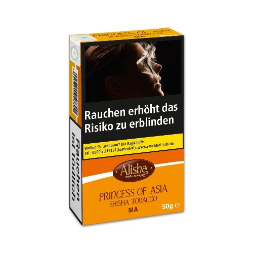 Wasserpfeifentabak-Alisha Princess of Asia (Mango) 50g