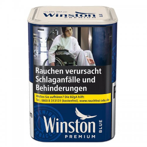 Winston Tabak Blau 65g Dose Stopftabak