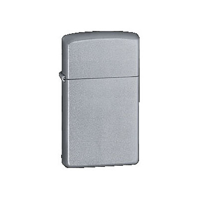 Zippo-Feuerzeug Chrom Satiniert Slim