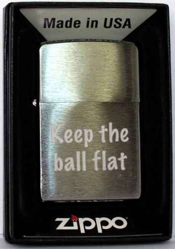 Zippo Feuerzeug Keep the ball flat