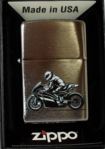 Zippo Feuerzeug Motorrad Fahrer