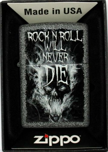 Zippo Feuerzeug Rock N Roll Will Never Die