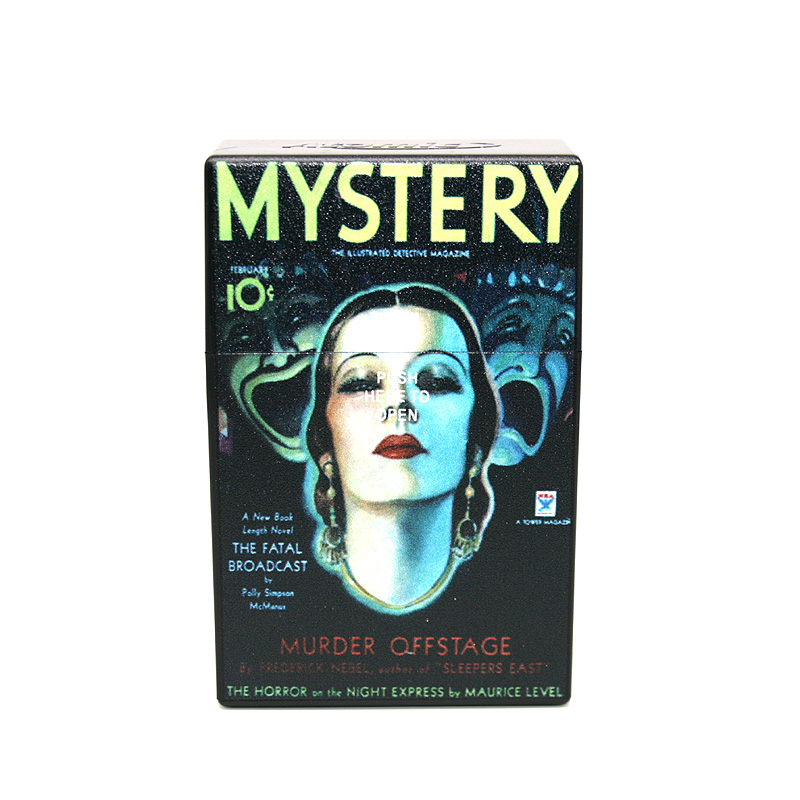 Atomic Zigaretten-Etui 20er Motiv Mystery Murder Offstage