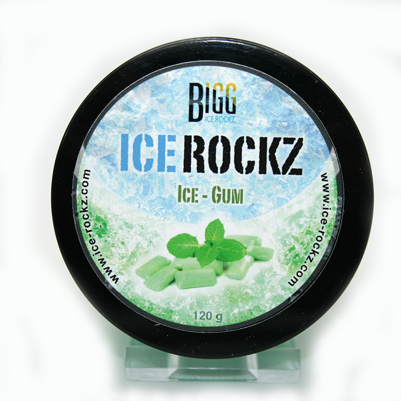 BIGG Ice Rockz Dampfsteine Ice-Gum 120g, ohne Nikotin