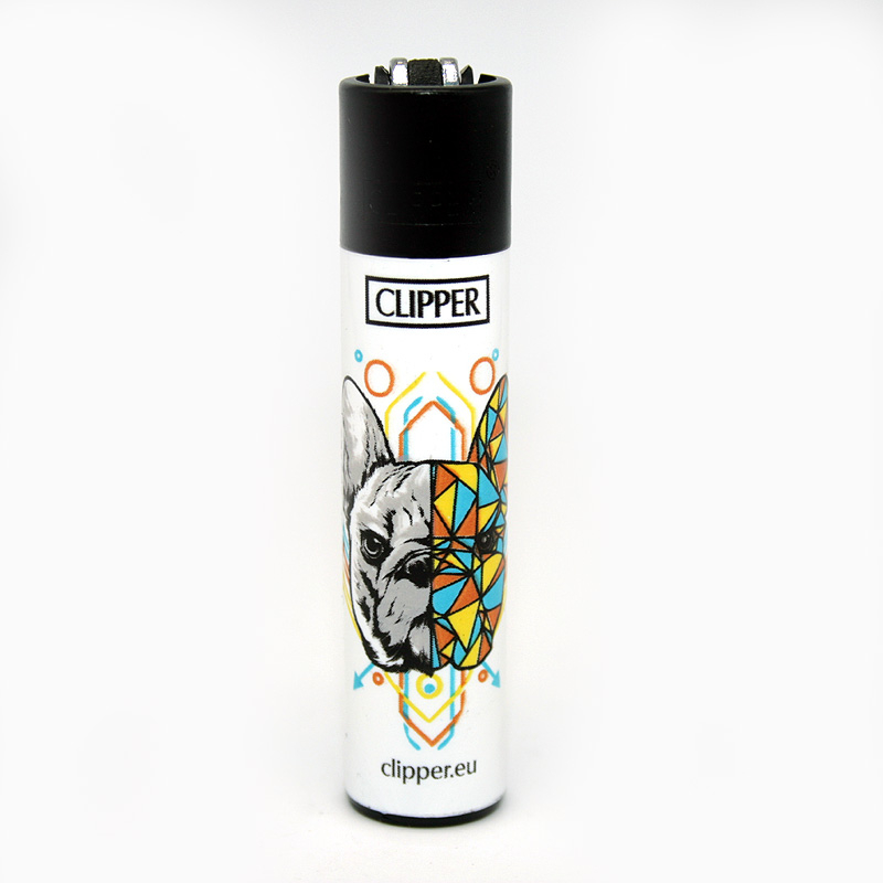 Clipper Feuerzeug Geometrical Animals Hund