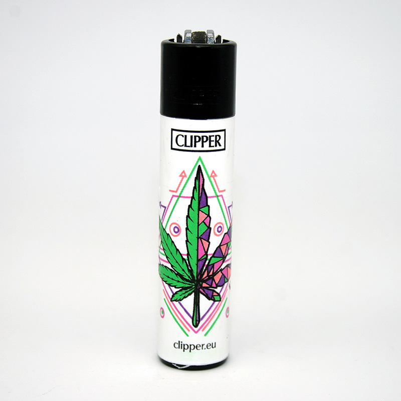 Clipper Feuerzeug Geometrical Leaves 4v4