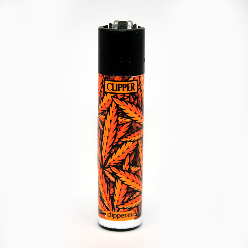 Clipper Feuerzeug Leaves orange