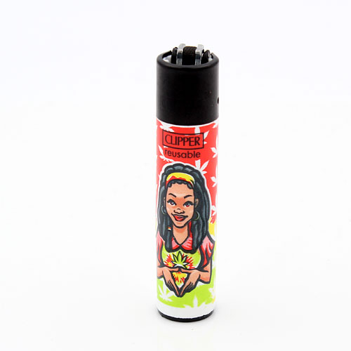 Clipper Feuerzeug Rasta 2 3v4