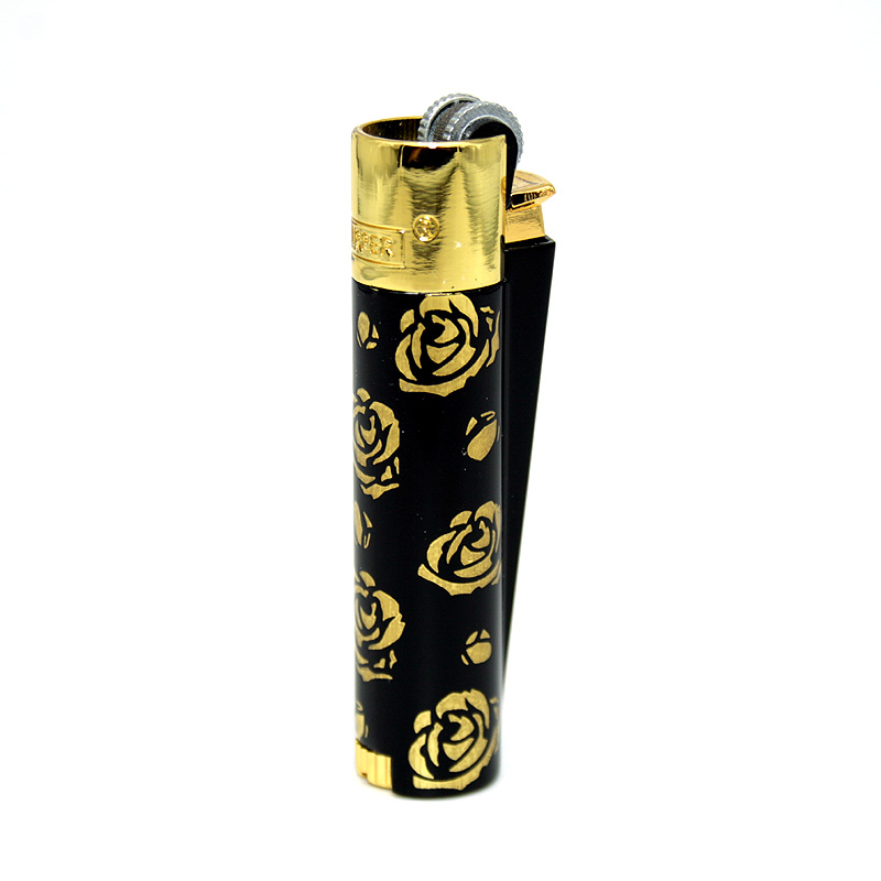 Clipper Feuerzeug Metall Rose of Gold gold