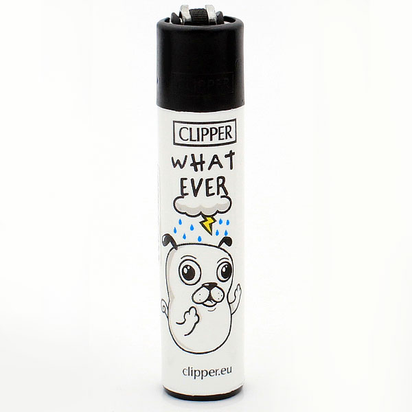 Clipper Feuerzeug Trouble Mascots WHAT EVER