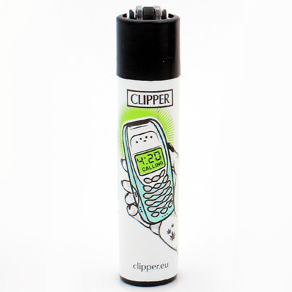 Clipper Feuerzeug Weed Slogan 3 CALLING