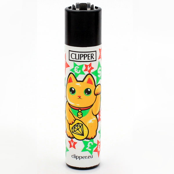 Clipper Feuerzeug Winkekatze 3v4