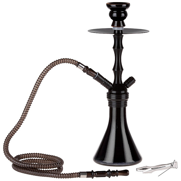 Dreamliner Shisha 1er, 42cm, Silikonschlauch, schwarz