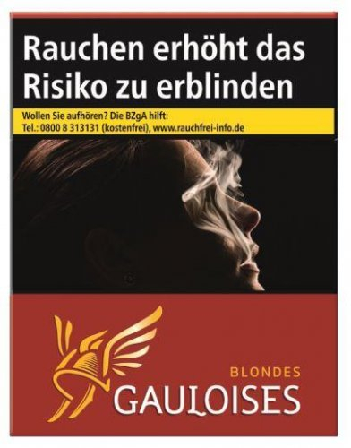 Einzelpackung Gauloises Blondes Rot (1x60)